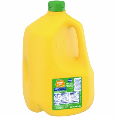 Kroger® 100% Orange Juice From Concentrate Homestyle with Pulp Perspective: left