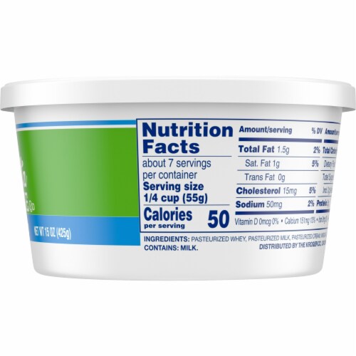 Kroger® Low Fat Ricotta Cheese Perspective: left