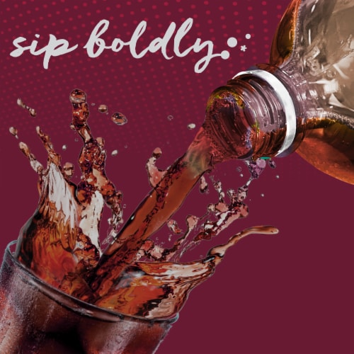 Big K® Dr. K Cola Soda Bottle Perspective: left