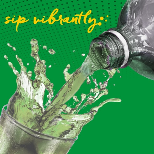 Big K® Lemon Lime Caffeine Free Soda Bottle Perspective: left