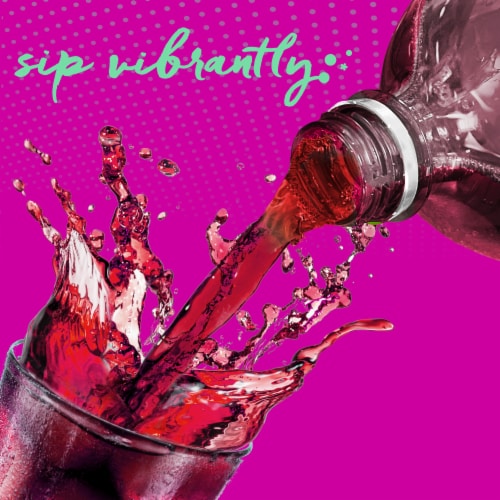 Big K® Fruit Punch Caffeine Free Soda Bottle Perspective: left