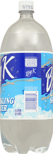 Kroger Big K® Sparkling Water Perspective: left