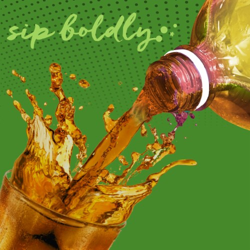 Big K® Ginger Ale Caffeine Free Soda Bottle Perspective: left