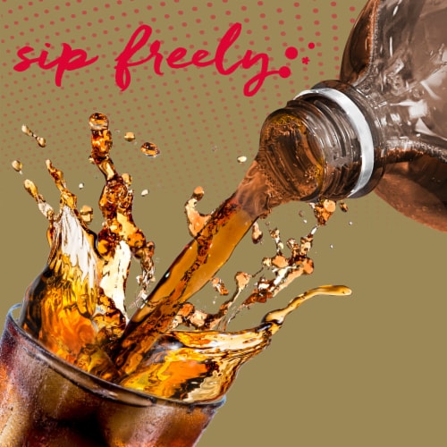 Big K® Diet Cola Soda Bottle Perspective: left