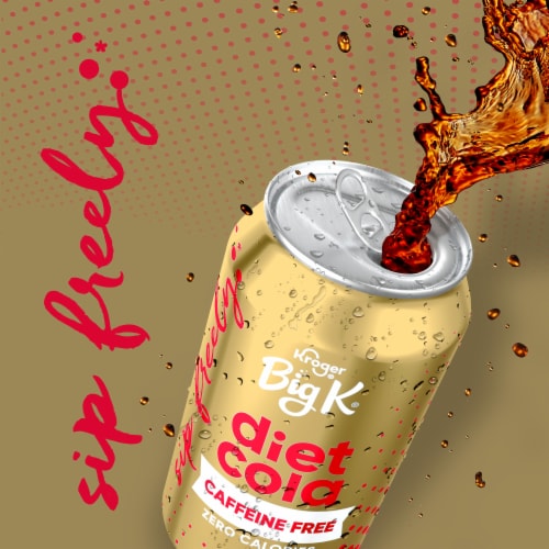 Big K® Diet Cola Soda Cans Perspective: left