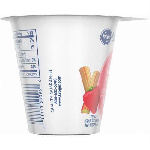 Kroger® CarbMaster™ Strawberry Rhubarb Low Fat Cottage Cheese Perspective: left