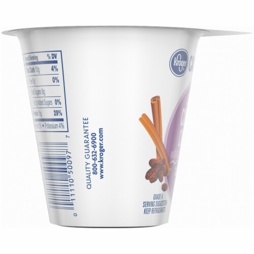 Kroger® CarbMaster™ Cinnamon Raisin Low Fat Cottage Cheese Perspective: left