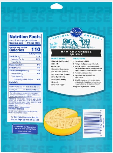 Kroger® Swiss Shredded Cheese Perspective: left