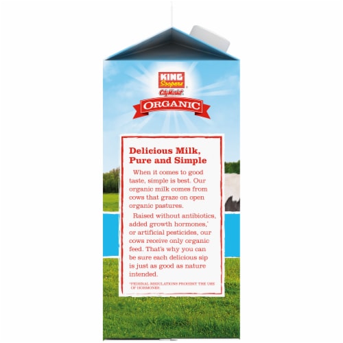 King Soopers® City Market® Organic Fat Free Milk Perspective: left