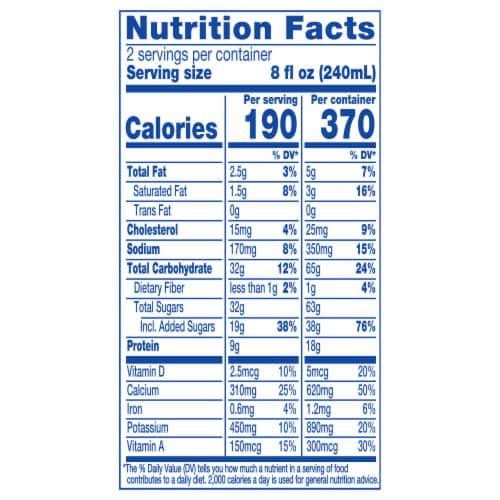 Kroger® 1% Low Fat Chocolate Milk Perspective: left