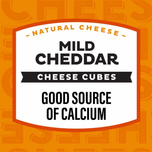 Kroger® Mild Cheddar Cheese Cubes Perspective: left