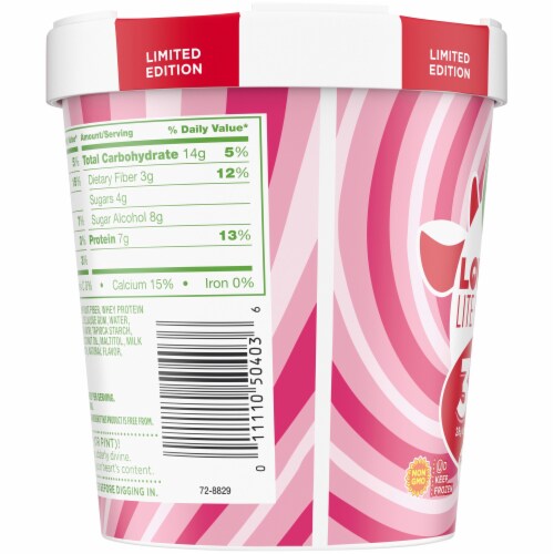Simple Truth™ Low Cow Lite Peppermint Bark Ice Cream Perspective: left