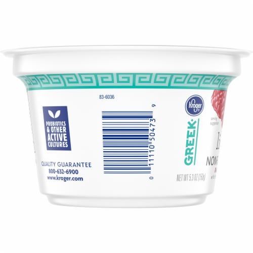 Kroger® Raspberry Light Nonfat Greek Yogurt Perspective: left