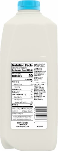 Simple Truth Organic® Skim Fat Free Milk Half Gallon Perspective: left