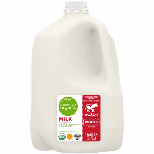 Simple Truth Organic® Whole Vitamin D Milk Perspective: left