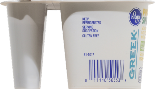 Kroger®  Pineapple Kiwi Spinach Greek Yogurt Perspective: left