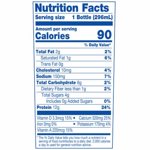 Kroger Carbmaster Strawberry Cream Protein Yogurt Smoothie Perspective: left