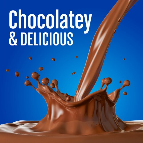 Kroger 1% Lowfat Chocolate Milk Half Gallon Perspective: left