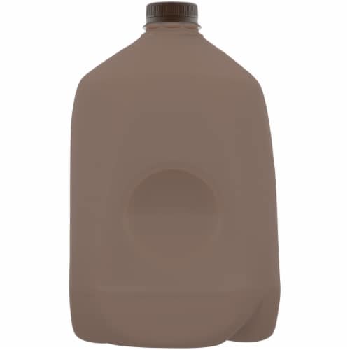 QFC 1% Lowfat Chocolate Milk Gallon Perspective: left