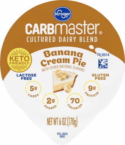 Kroger® CarbMaster® Banana Cream Pie Lactose Free Lowfat Yogurt Perspective: left