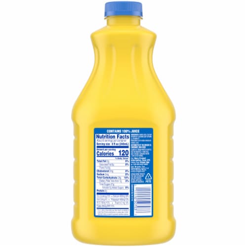 Kroger® 100% Orange Juice With Calcium & Vitamin D Perspective: left