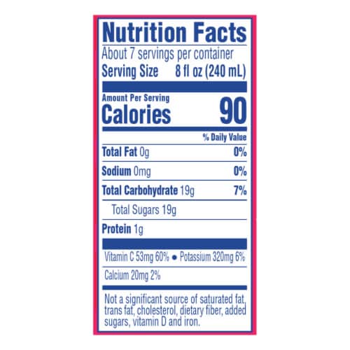 Kroger® 100% Grapefruit Juice Ruby Red Pulp Free Perspective: left