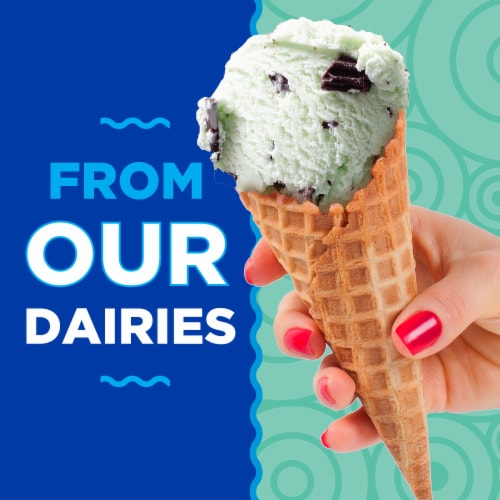 Kroger® Deluxe Mint Chocolate Chip Ice Cream Perspective: left