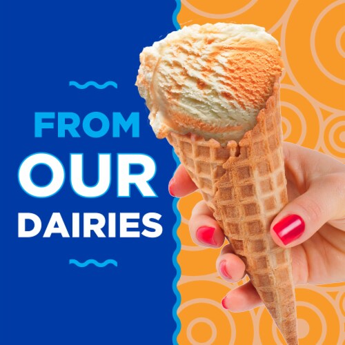 Kroger® Deluxe Orange Cream Ice Cream Tub Perspective: left