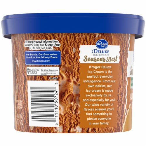 Kroger® Deluxe Season's Best Pumpkin Pie Ice Cream Perspective: left