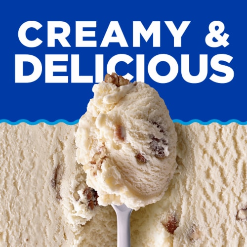 Kroger® Deluxe Southern Style Butter Pecan Crunch Ice Cream Tub Perspective: left
