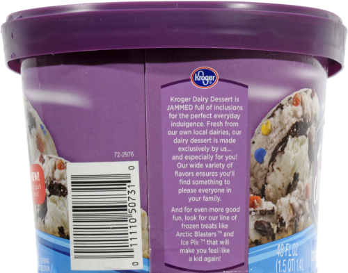 Kroger® Deluxe Jammed Cupcake Party Ice Cream Perspective: left
