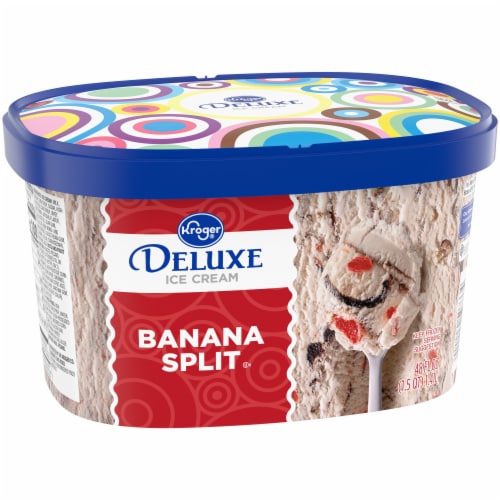 Kroger® Deluxe Banana Split Ice Cream Perspective: left