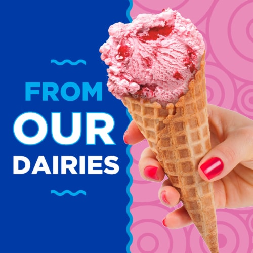 Kroger® Deluxe Strawberry Ice Cream Tub Perspective: left