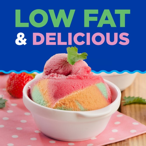 Kroger® Deluxe Rainbow Lowfat Sherbet Perspective: left