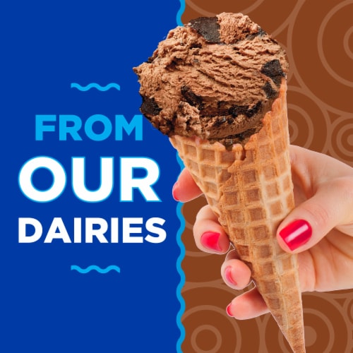 Kroger® Deluxe Chocolate Cookie Crumble Ice Cream Perspective: left