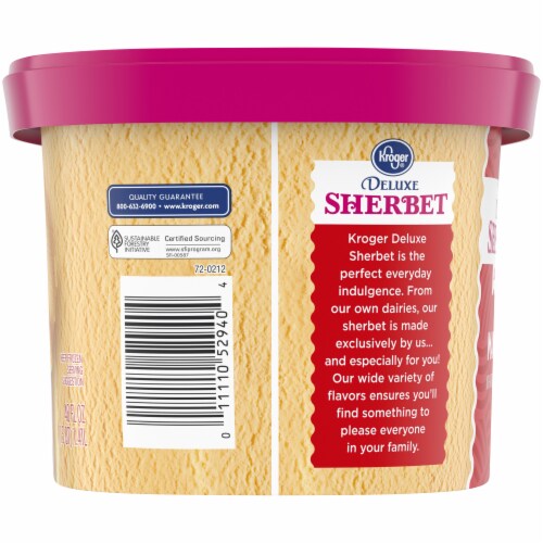 Kroger® Deluxe Low Fat Mango Sherbet Perspective: left