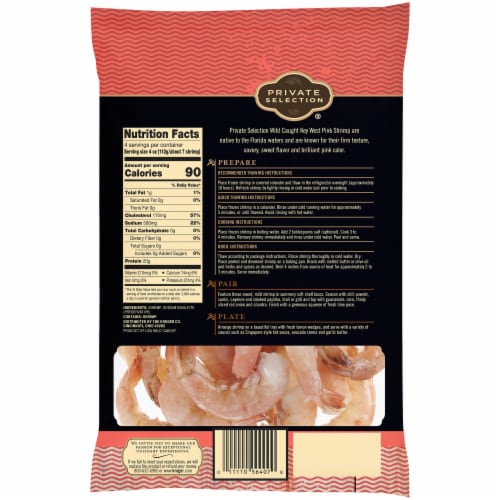 Private Selection® Wild Caught Extra Large Raw Key West Pink Shrimp Shell-On Perspective: left