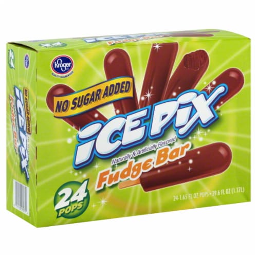 Kroger® Ice Pix No Sugar Added Fudge Pops Perspective: left