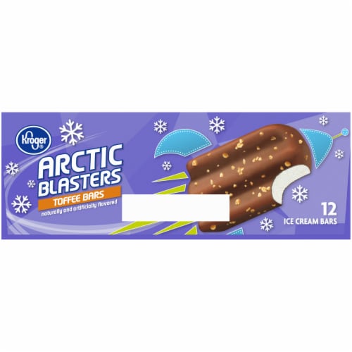 Kroger® Arctic Blasters Toffee Ice Cream Bars Perspective: left