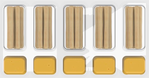 Kroger® Cheese Dip 'N' Crackers Sticks Multipack Perspective: left