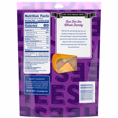 Kroger® Colby Jack Snack Cheese Perspective: left