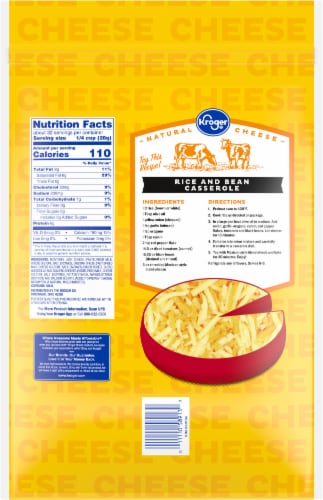 Kroger® Mexican Style Blend Shredded Cheese Family Size Perspective: left
