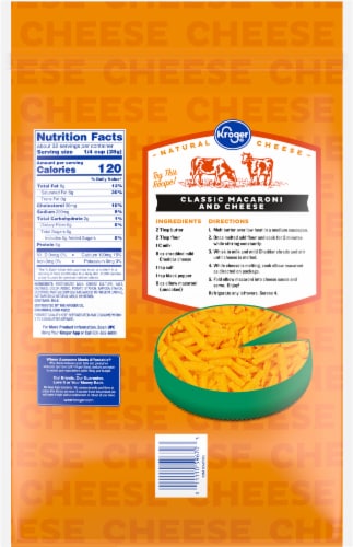 Kroger® Mild Cheddar Shredded Cheese BIG Deal! Perspective: left