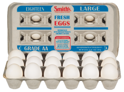 Smith's® Large White Eggs Perspective: left