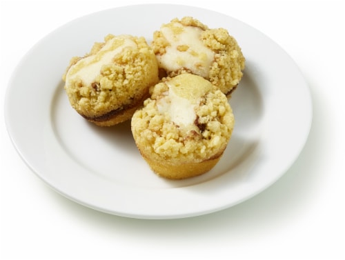 Bakery Fresh Cinnamon Cream Cheese Coffee Cake Bites Perspective: left