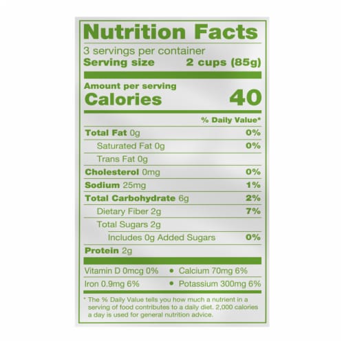 Simple Truth Organic® Super Kale & Brussels Sprouts Salad Starter Perspective: left