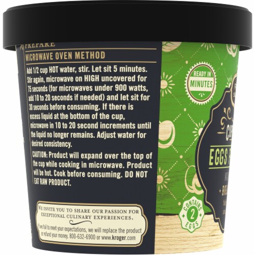 Private Selection™ Eggs Florentine Cup & At 'A.M. Breakfast Cup Perspective: left