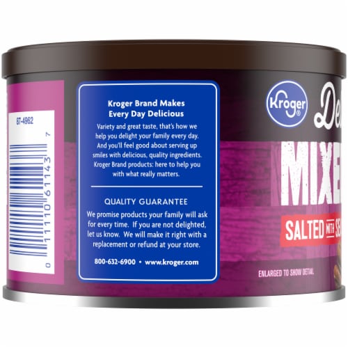 Kroger® Deluxe Salted with Sea Salt Mixed Nuts Perspective: left