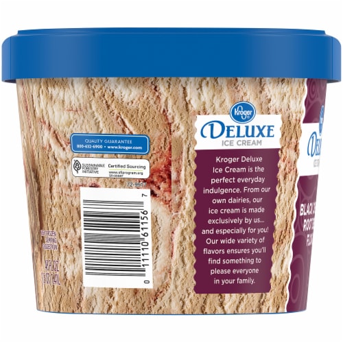 Kroger® Deluxe Black Cherry Root Beer Float Ice Cream Tub Perspective: left