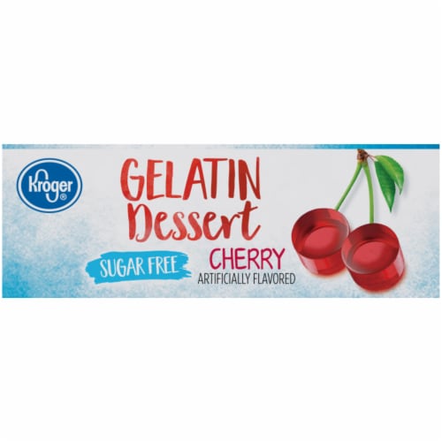 Kroger® Sugar Free Cherry Flavored Gelatin Dessert, 0.3 oz - Smith’s ...